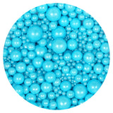 Blue Pearl Sugar Sprinkles 4.58 oz, Blue Sprinkles For Cake Decorating, Blue Sprinkles Edible, Blue Sprinkles For Cupcakes