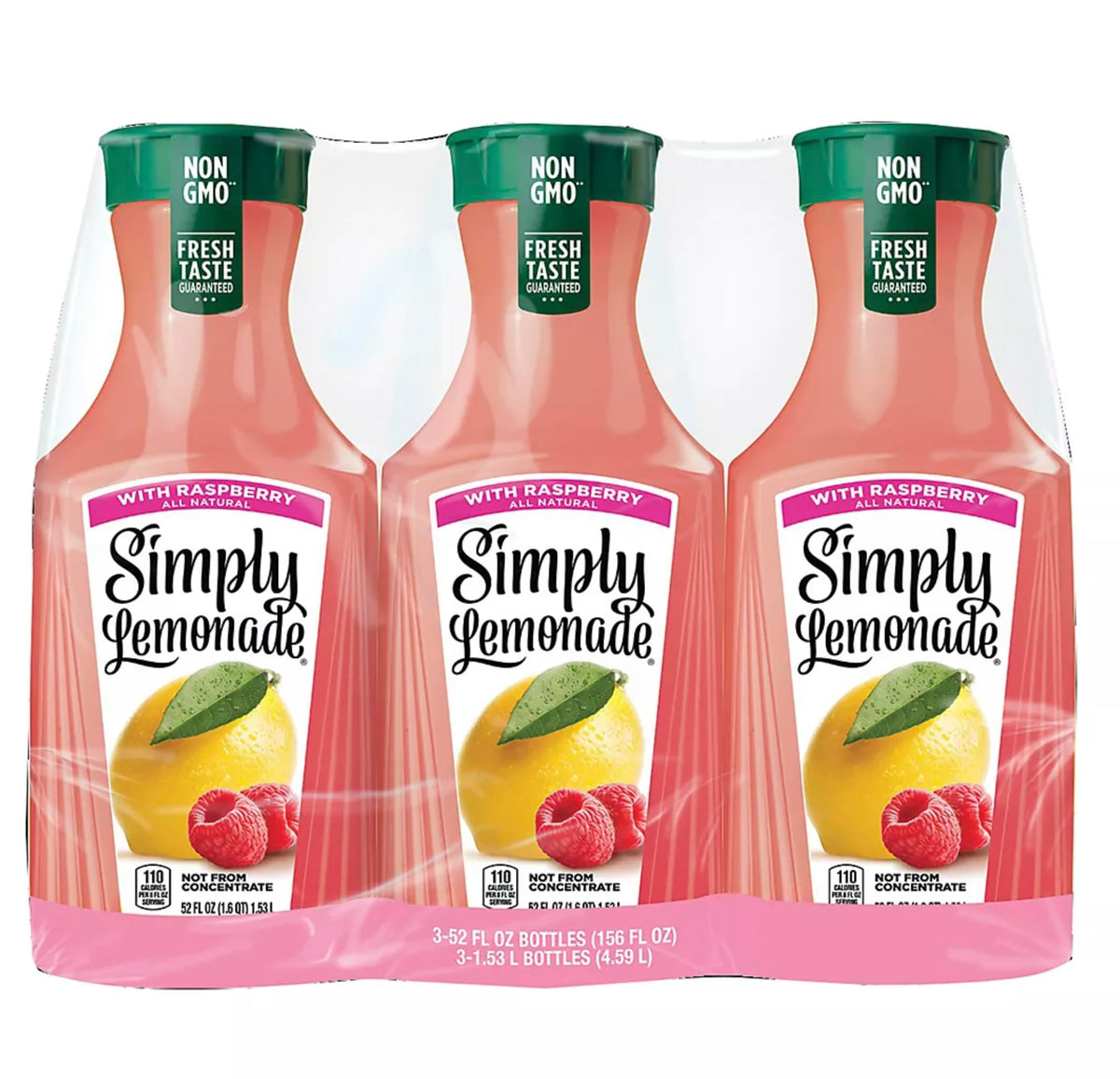 Valpa Simply Lemonade with Raspberry, 3 pk./52 oz.