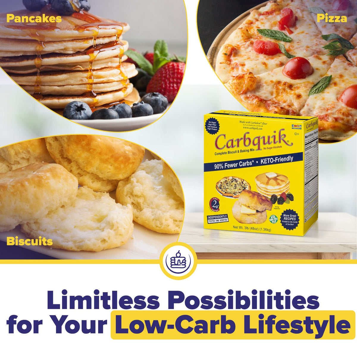 Carbquik Baking Biscuit Mix (48oz)