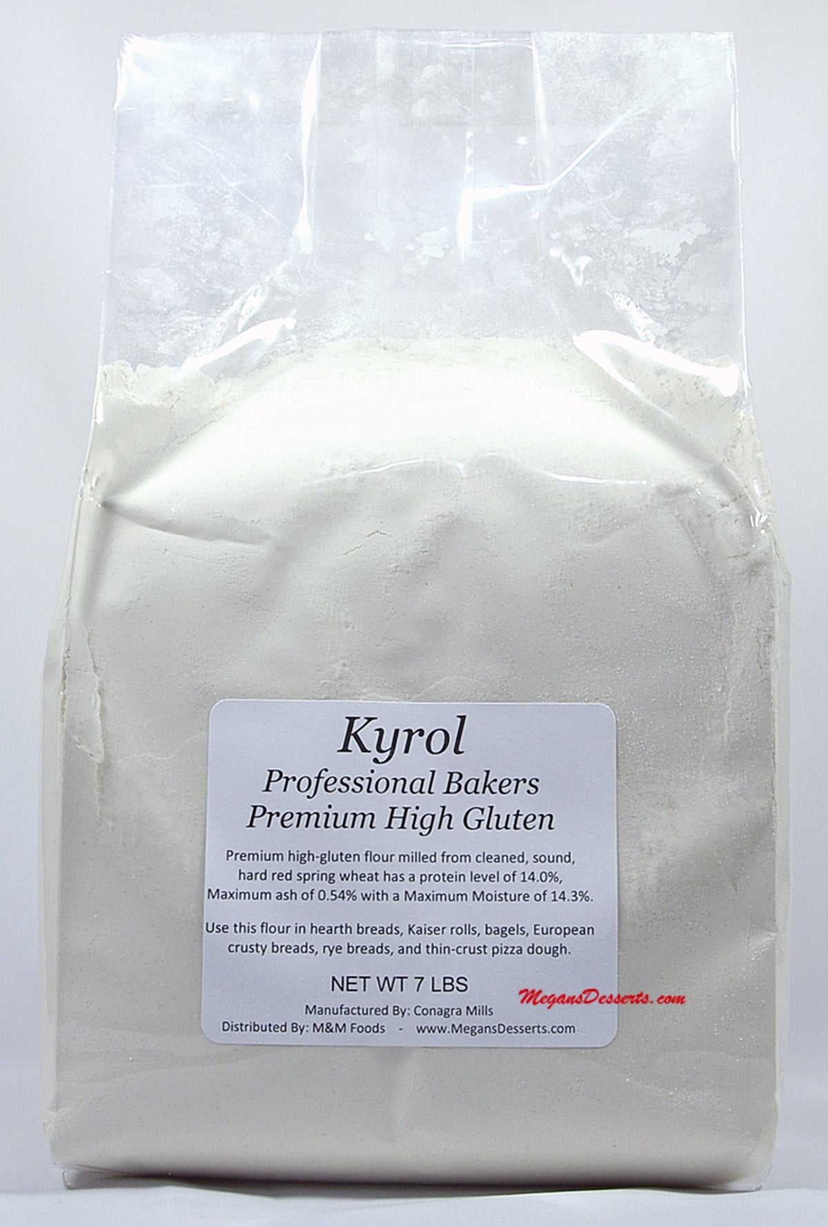 Premium High Gluten Flour - Unbleached - 7 lbs