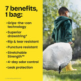 Glad ForceFlex Tall Kitchen Trash Bags, 13 Gal, Gain Lavender with Febreze, 110 Ct (Pack May Vary)