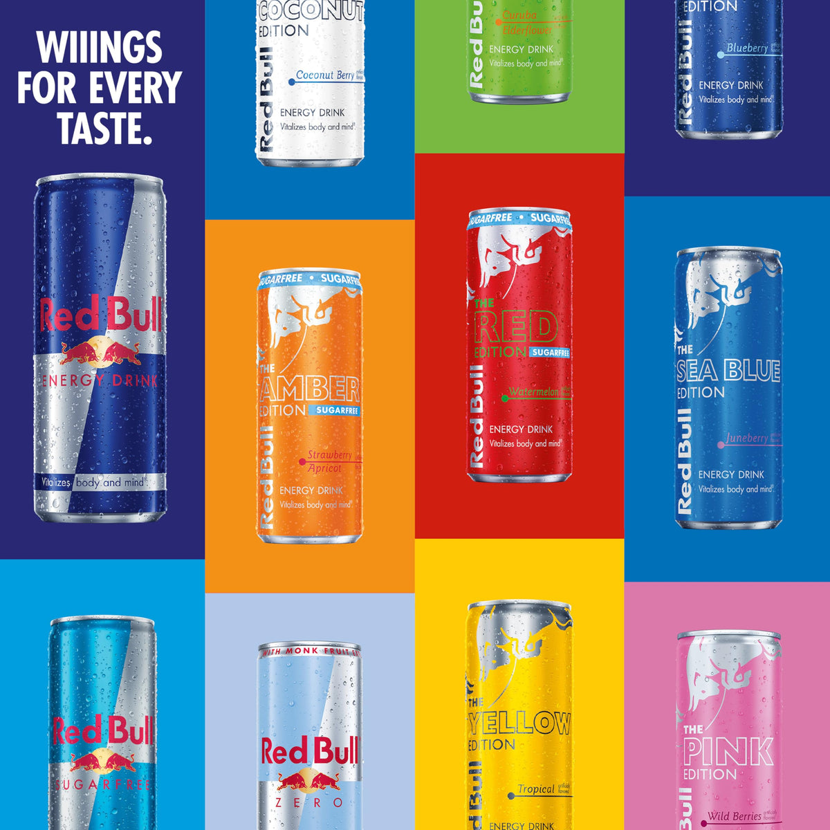 Red Bull Peach Edition Sugarfree Energy Drink, White Peach, 12 fl. oz. can, with 114mg Caffeine, Taurine & B Vitamins