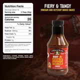 Maurice’s Southern Gold BBQ Sauce, Hot Pepper- Carolina Gold Barbecue Sauce with Bold Pepper Heat- Authentic Southern Carolina Barbeque Dressing