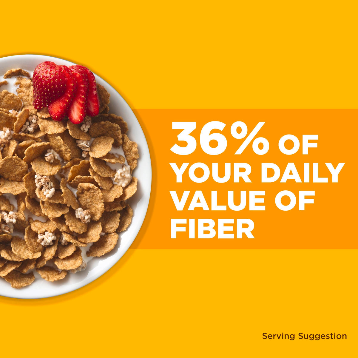 Fiber One Honey Clusters Breakfast Cereal, Fiber Cereal Made with Whole Grain, 17.5 oz