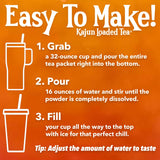 Kajun Loaded Tea Packets - Creole Crush | Pineapple + Watermelon + Mango Flavor | Sugar Free Energy Tea Powder | 250mg Green Tea Caffeine | Zero