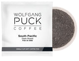 Wolfgang Puck Soft Coffee Pods, Organic Fair Trade, South Pacific Dark Coffee, 18 Count