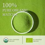 Chaism Ceremonial Grade Matcha Green Tea Powder - Premium First Harvest USDA Organic Gluten-Free Vegan, 100% Pure Unsweetened No Additives, 1.06oz Tin