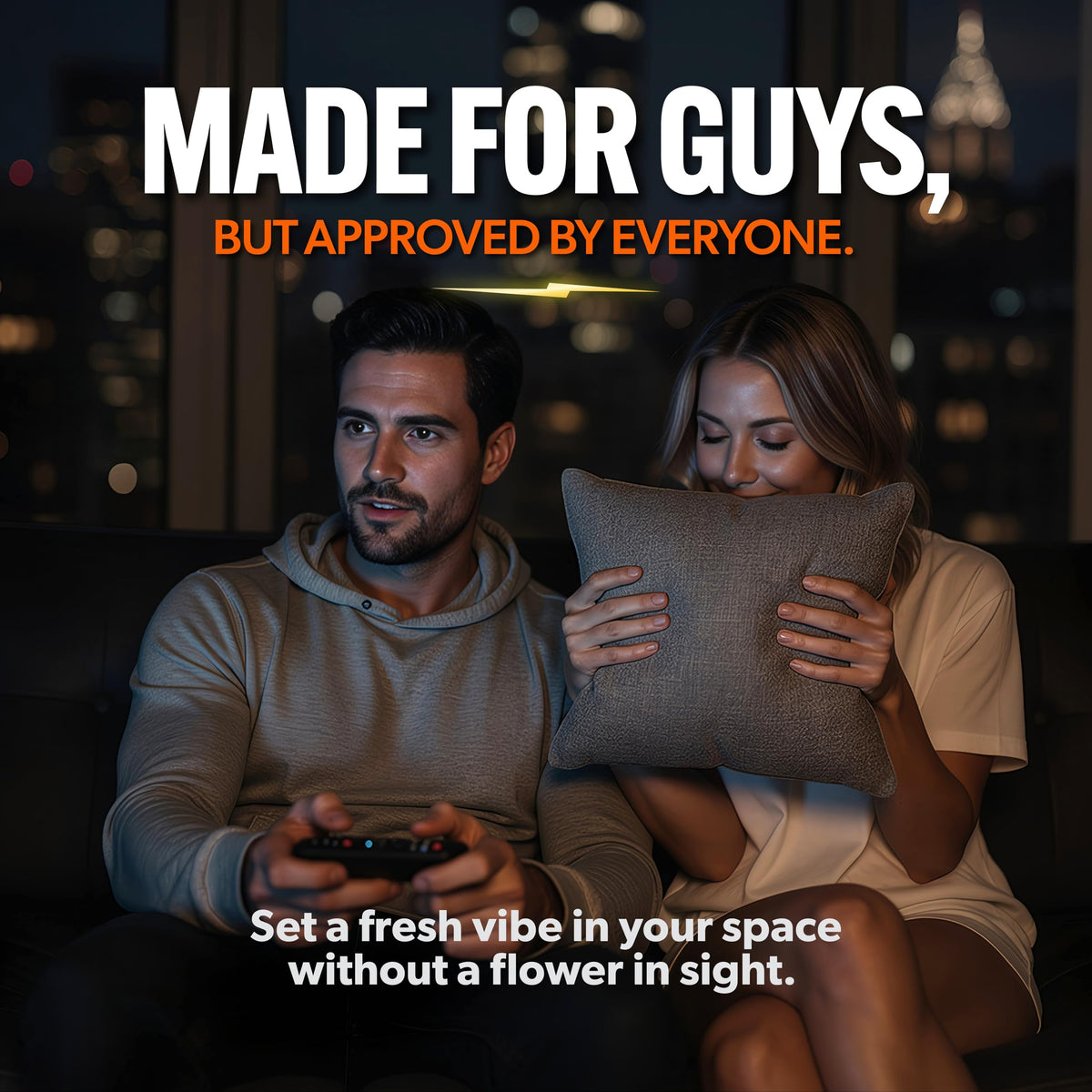 Clean Guy Room Spray for Men, Air Freshener Odor Eliminator- Masculine Home Fragrance & Linen Spray with Essential Oils - Long Lasting Room Deodorizer