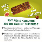 Happy Village Organic Mini Fig & Nut Bars, VARIETY (24 Packs, 0.7 OZ each), No Refined Sugar, Kosher, Non-GMO, Gluten Free, Vegan, Good Source