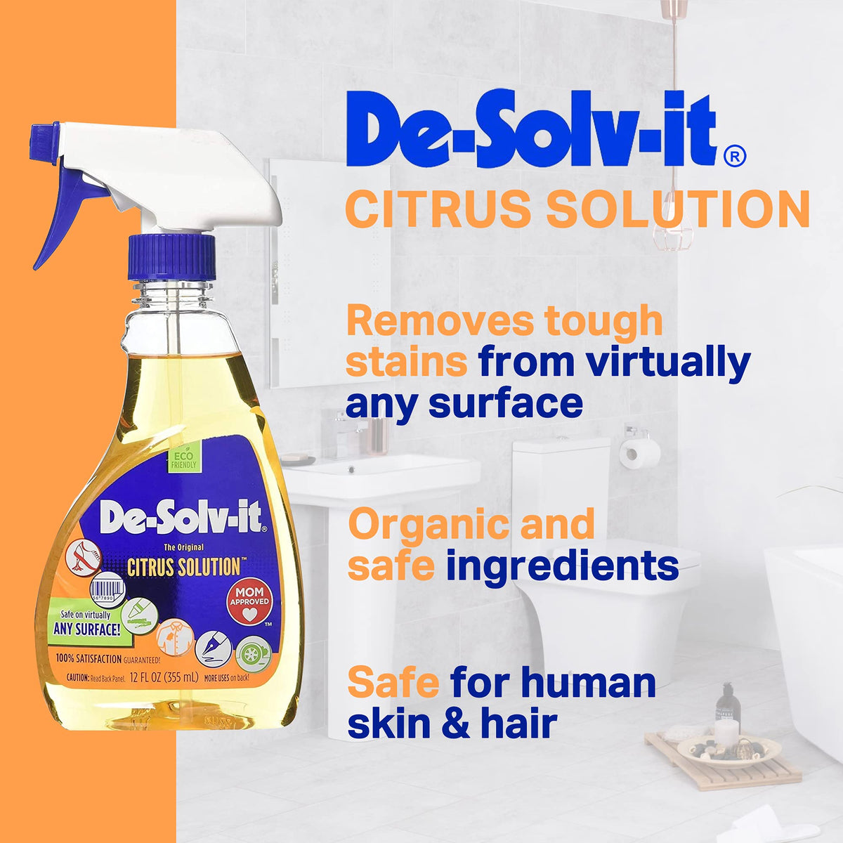 Orange-Sol 22608 Cleaner, Citrus, 12-oz. Spray - Quantity 6