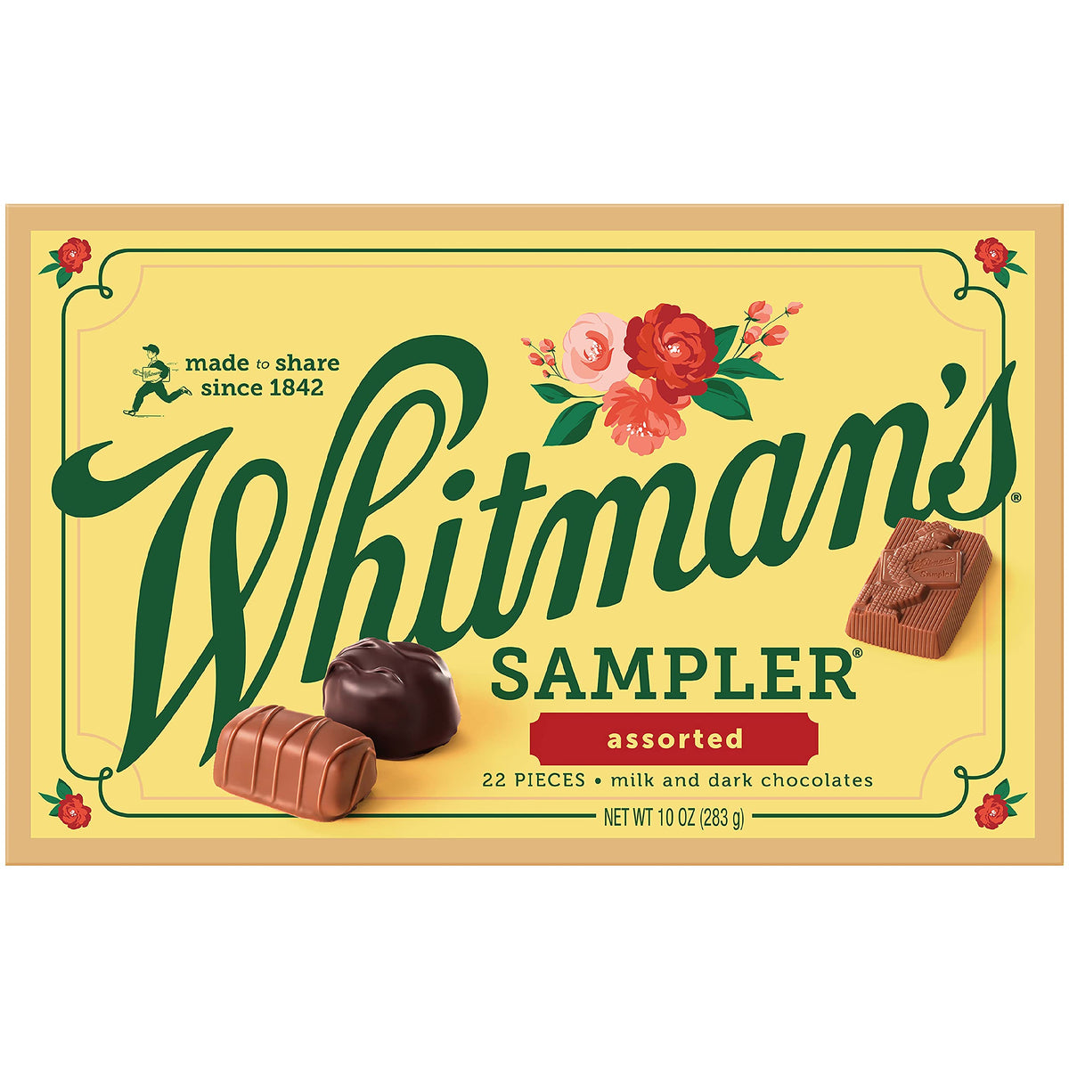 Whitman's Sampler Mother's Day Assorted Chocolates, 10 Ounce (22 Pieces)