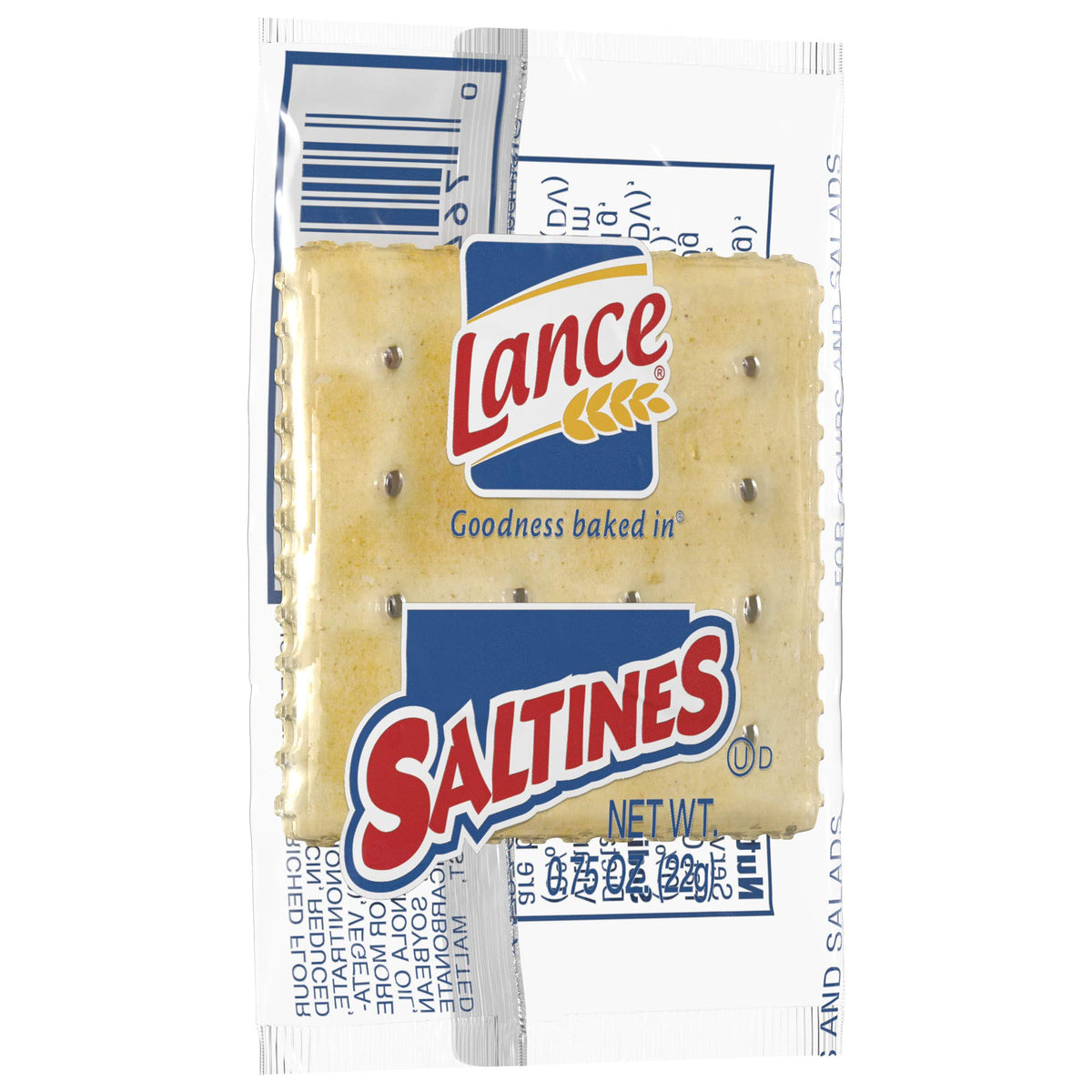 Lance Saltines Crackers, Single Serve Packs, 500 Count