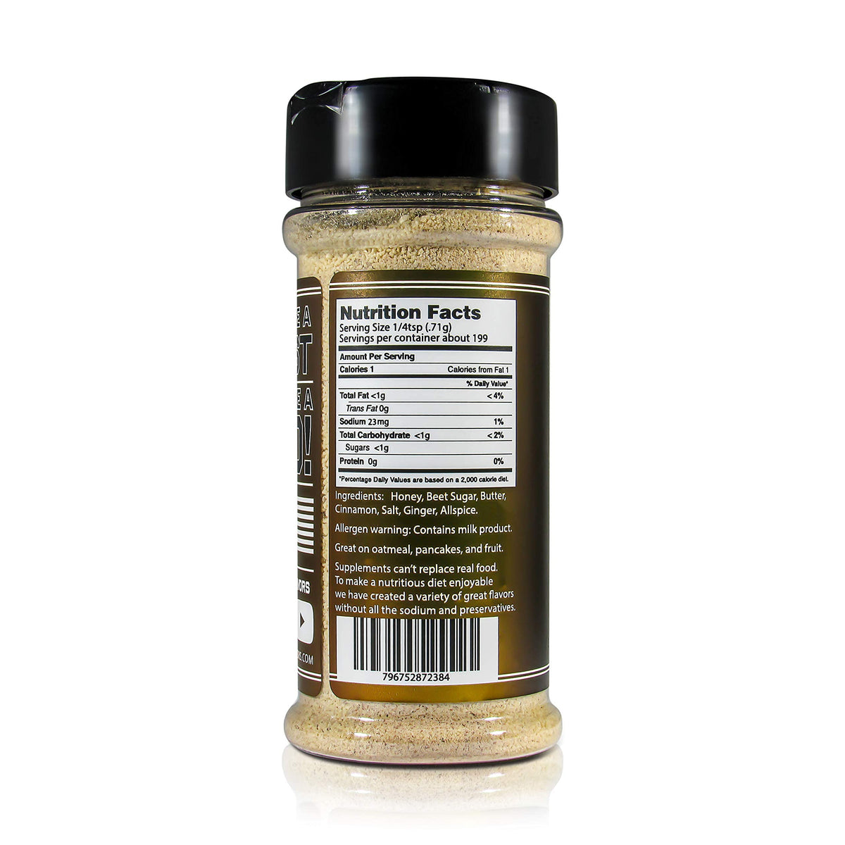 Feast Mode Flavors | Cinnamon Honey Butter Seasoning | Low Sodium No MSG Gluten Free | All Natural Meal Prep Flavoring, Sweet Topper for Breakfast