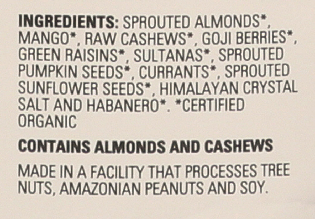 Living Intentions Organic Mango Goji Sprouted Trail Mix, 7 OZ