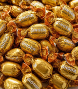 Ginger Candy - 1 lb Bulk Bag of Sweet & Spicy Ginger Flavored Drops, Individually Wrapped, Long-Lasting Hard Candy