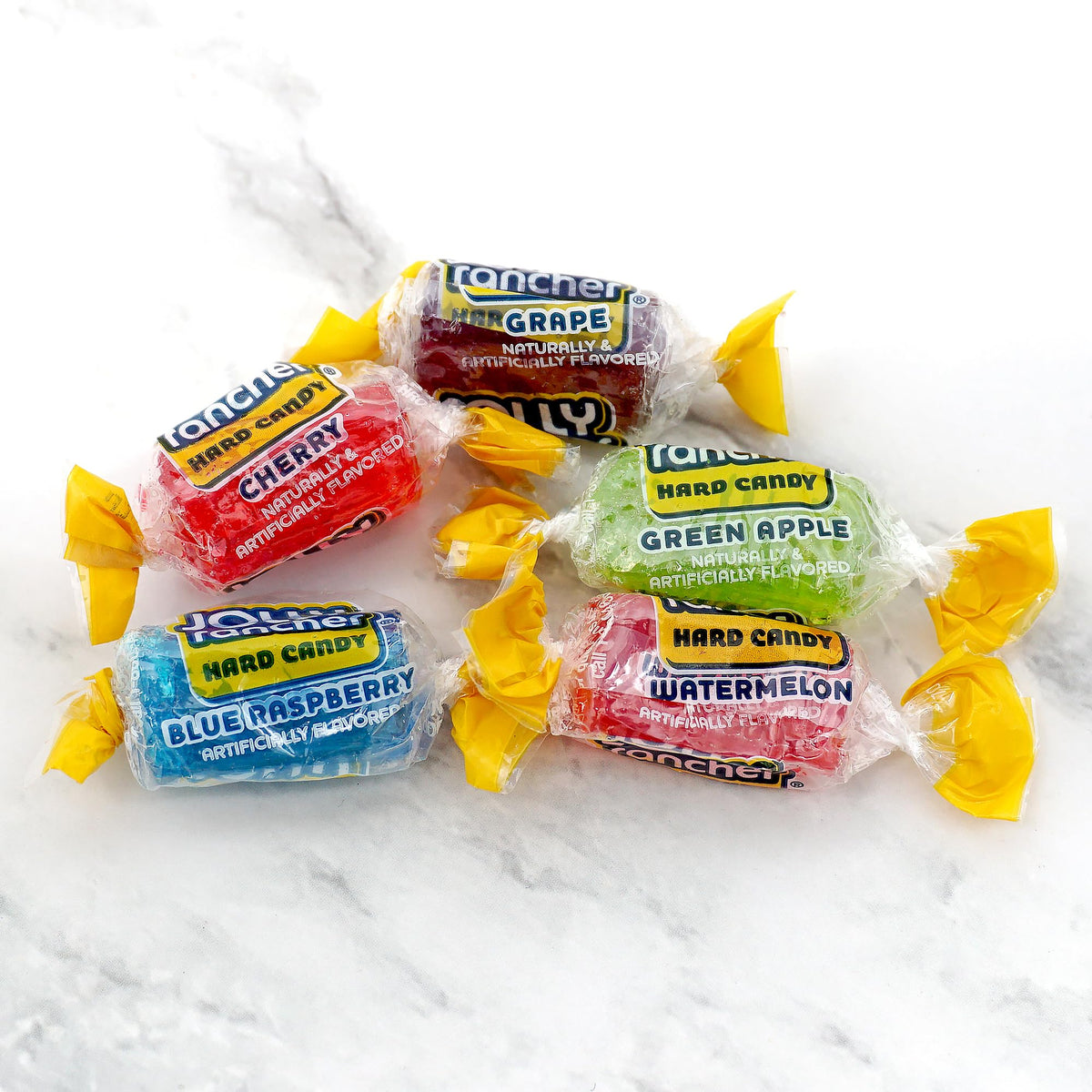Jolly Ranchers Assorted Fruit Flavored Candy, 1lb Bulk Bag (Approx 75 Pieces), Individually Wrapped Hard Candy, The Hampton Popcorn & Candy Company