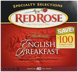 Red Rose English Breakfast Tea, 40 ct