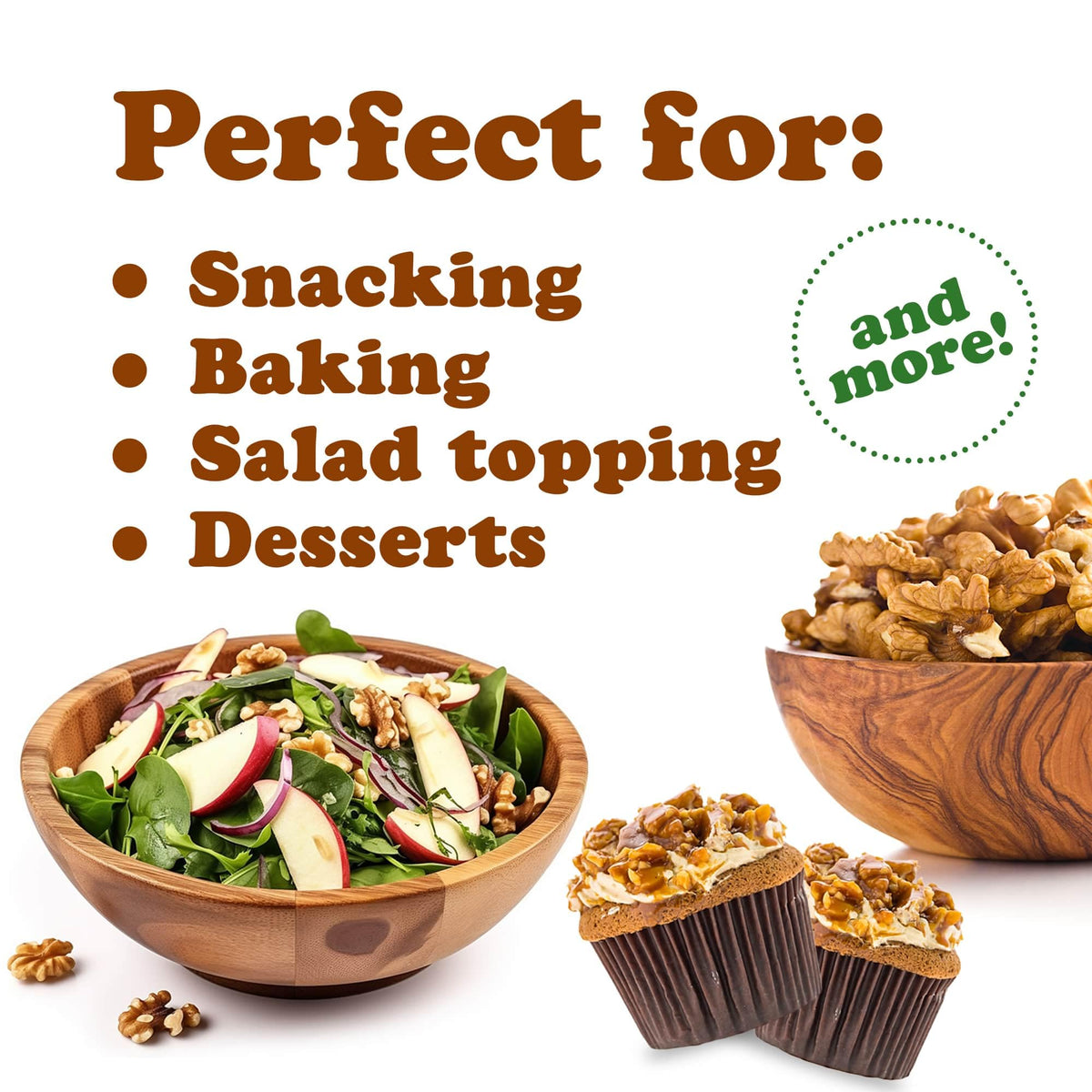 Food to Live Organic California Walnuts Halves & Pieces, 8 Ounces Non-GMO, Raw, Unsalted, Shelled, Vegan, Kosher, Sirtfood, Bulk Snack. High in