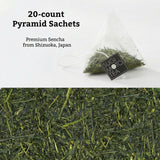 SUGIMOTO TEA Japanese Green Tea Sencha Fukamushi Tea Bags 20 Count