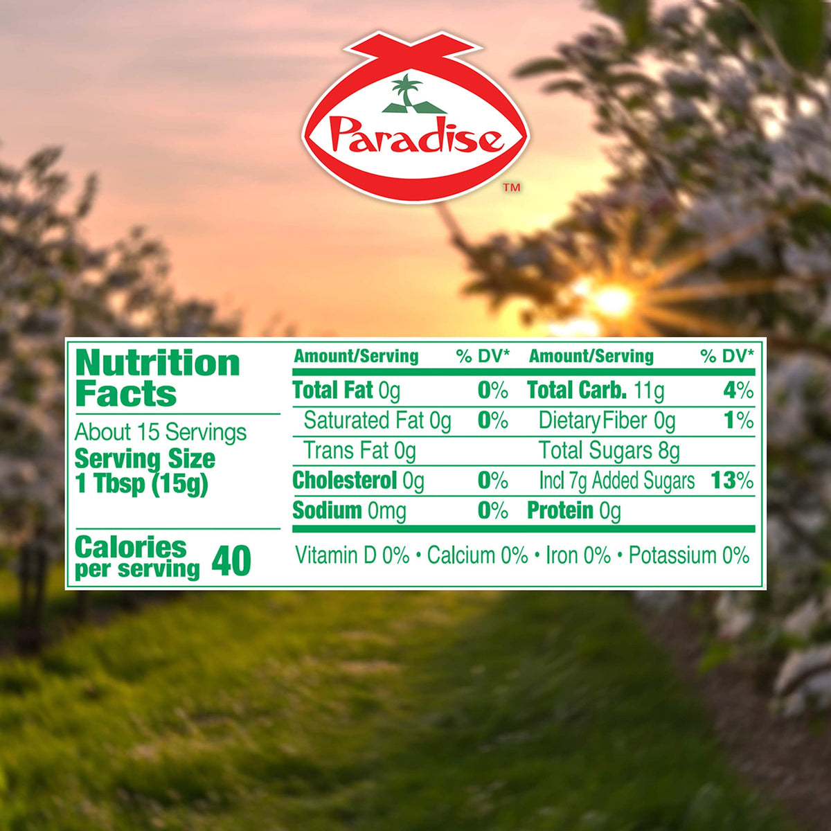 Paradise Red Cherries, 8 Ounce