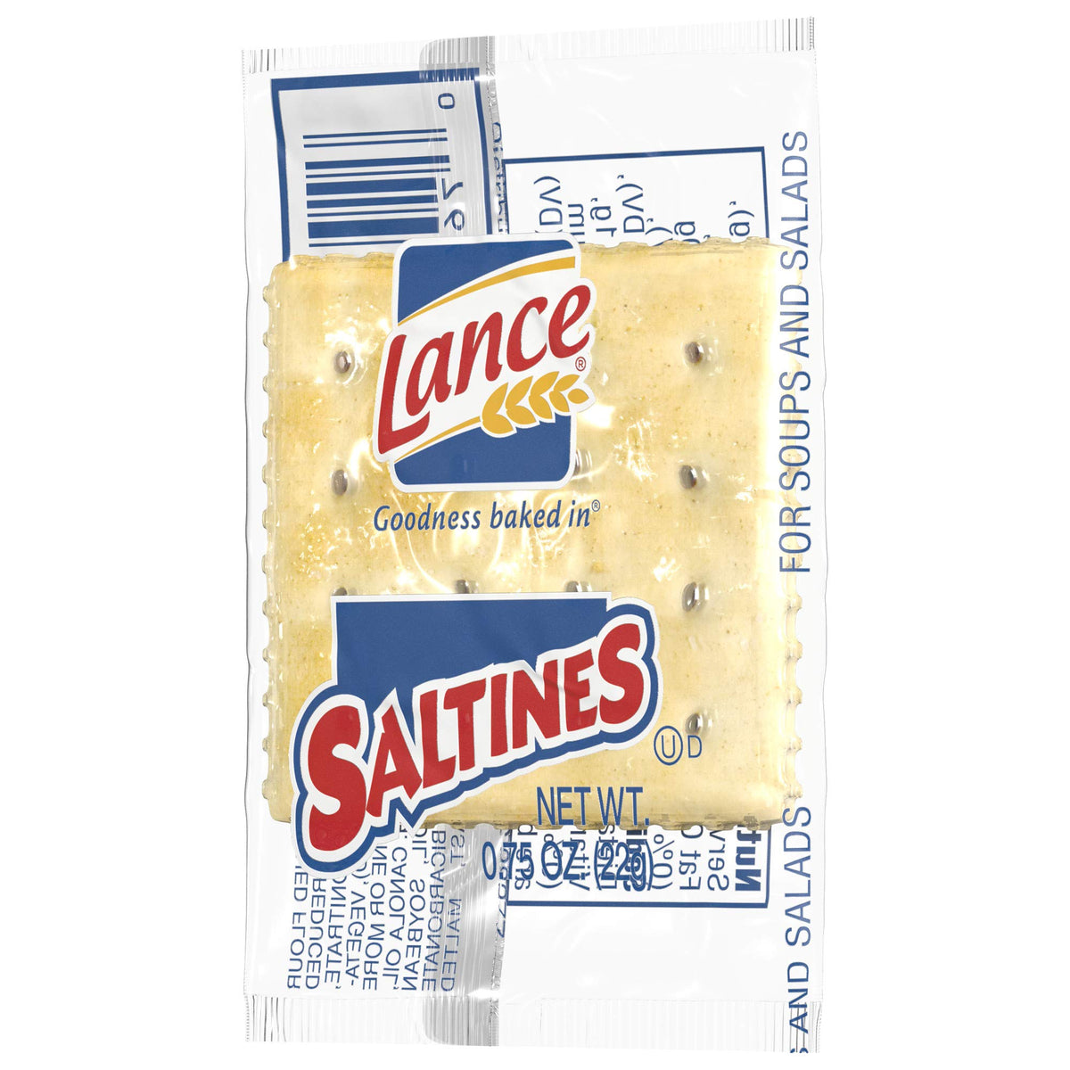 Lance Saltines Crackers, Single Serve Packs, 500 Count