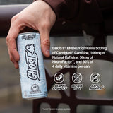 GHOST Energy Drink, Zero Sugars, 4-Pack, Original - 100MG Caffeine, 8.4oz