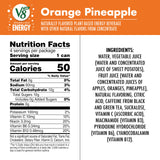 V8 Energy Sparkling Orange Pineapple Energy Drink, 4 Count 11.5 Fl Oz (Case of 6)