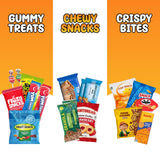 Snack Box Variety Pack (120 Count) - Bulk Snacks Variety Pack for Adults, Kids and Teens - Chips, Cookies and Bars - Graduation Gift, Office Snacks