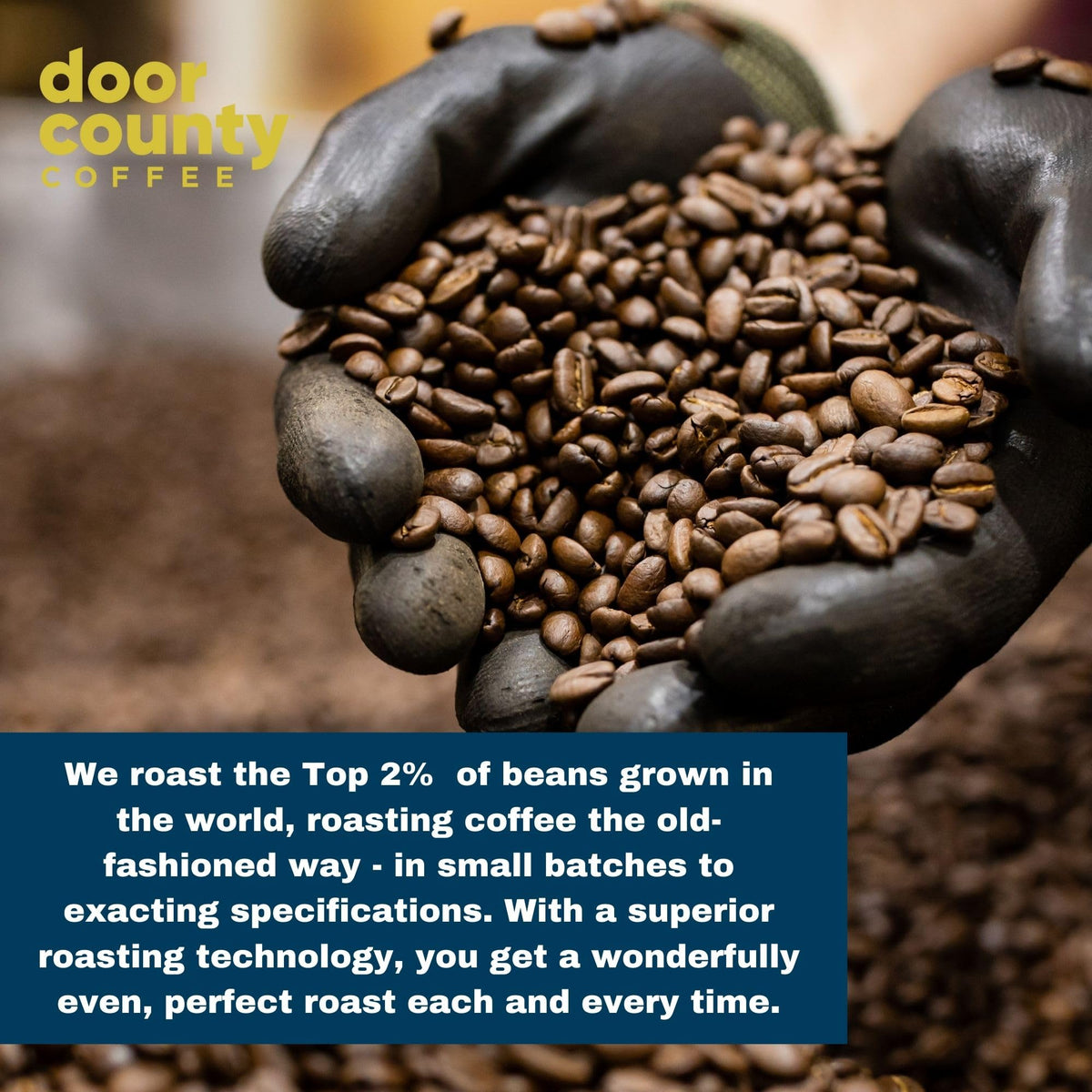 Door County Coffee Highlander Grogg Flavored Coffee Whole Bean - 5 lb Bag - Flavored Ground Medium Roast - 100% Specialty Arabica - Gourmet - Irish