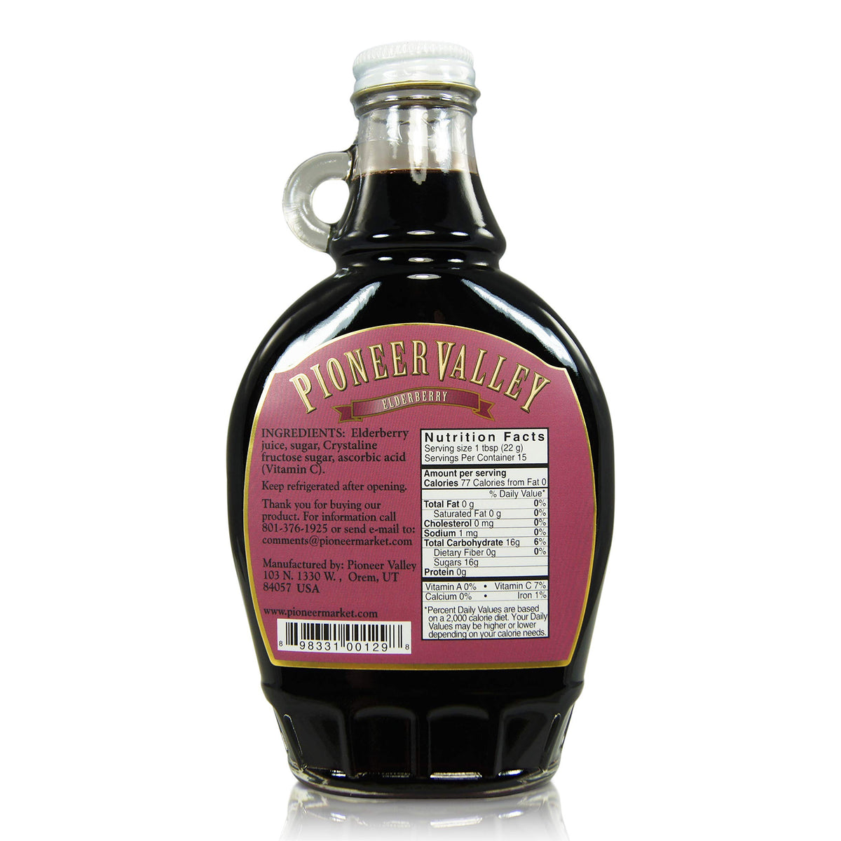 Pioneer Valley Elderberry Pancake Syrup