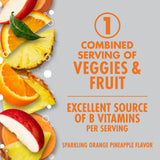V8 Energy Sparkling Orange Pineapple Energy Drink, 4 Count 11.5 Fl Oz (Case of 6)