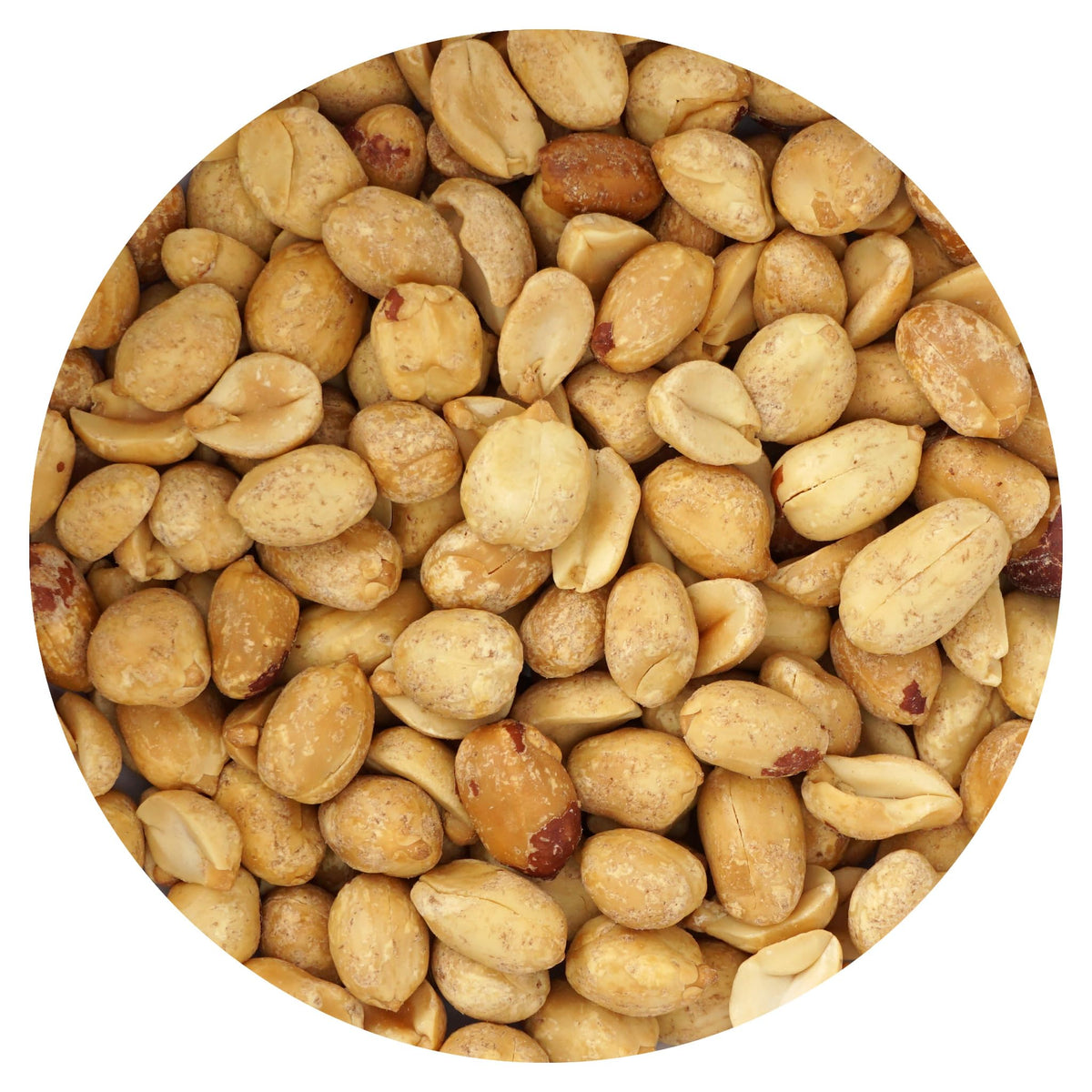 Roasted and Unsalted Peanuts, 2 Pound Bag (32 Ounce Bulk Bag)