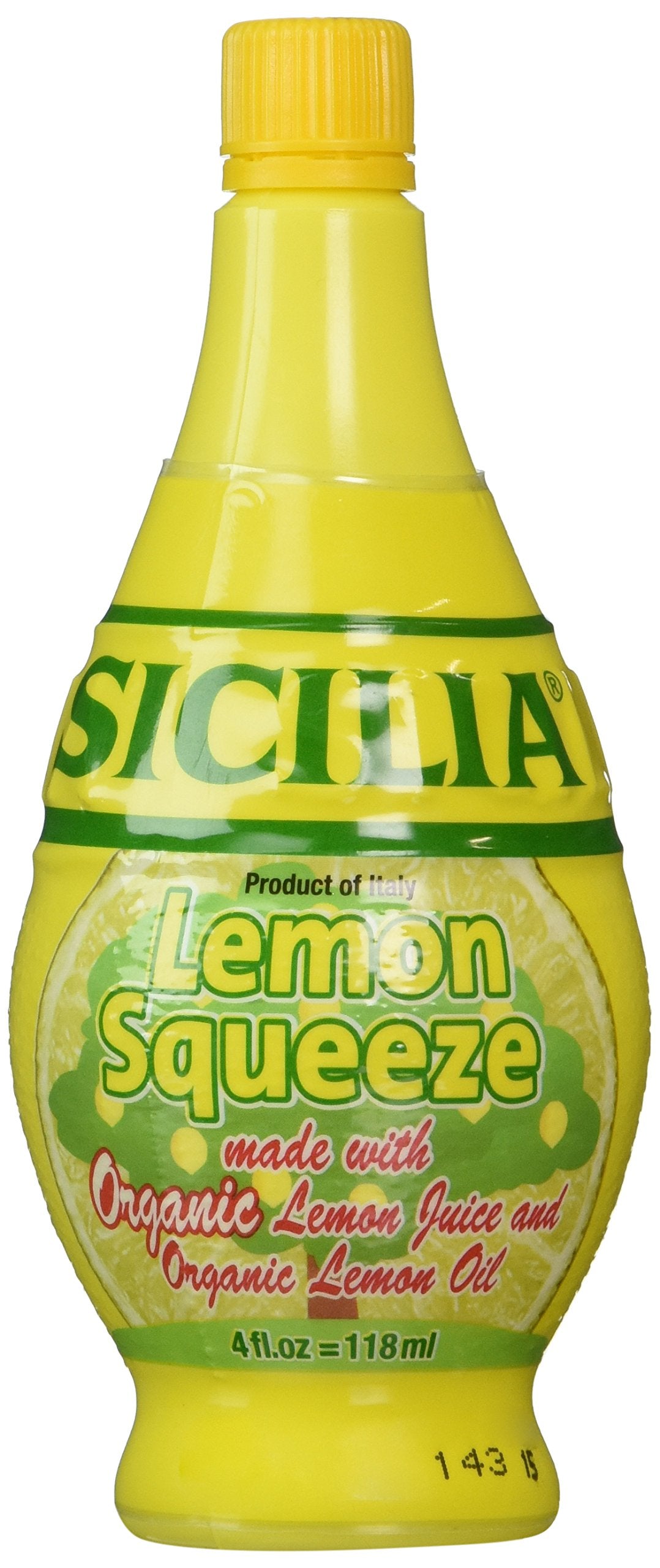 Sicilia Organic Lemon Juice - 4 Ounce