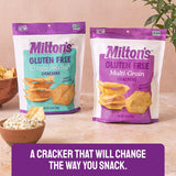 Milton's Gluten Free Baked Crackers, Sea Salt, 4.5 Ounce Bag (Pack of 12)