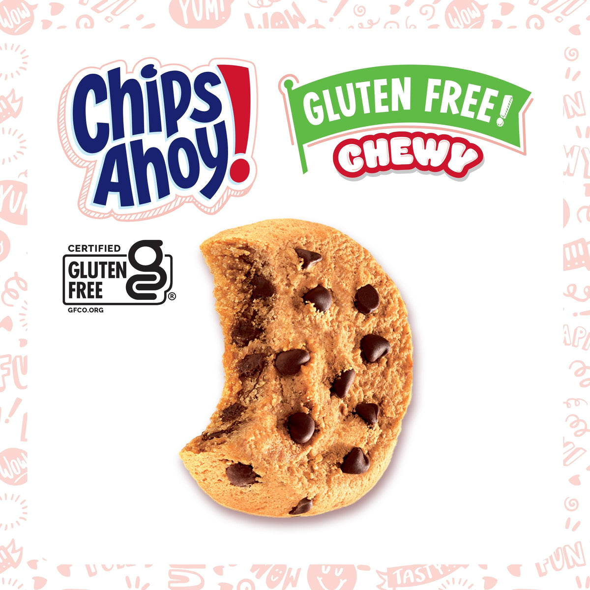 CHIPS AHOY! Chewy Gluten Free Fudgy Chocolate Chip Cookies, 9.75 oz