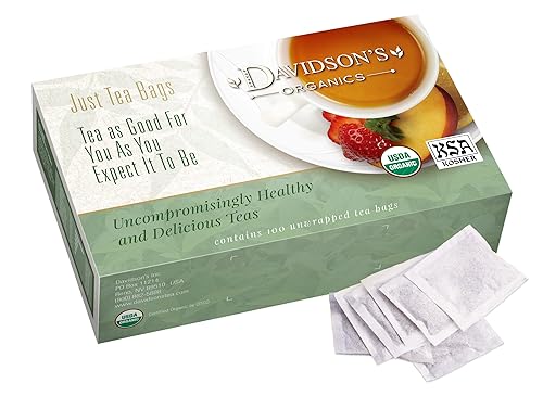 Davidson's Organics, Ayurvedic Infusions, Laxative, 100-count Unwrapped Tea Bags