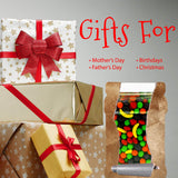 Red Mini 2LB - Original Red Chewy in 48 FL OZ Gift Ready Reusable Square Jar