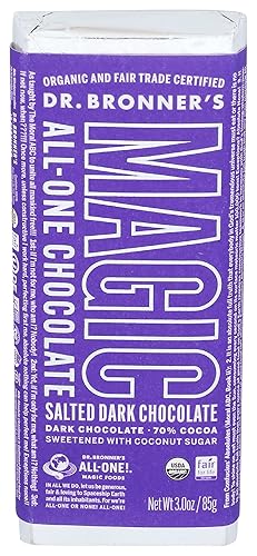 Dr Bronners, Dr Br Chocolate Salted Dark, 3 Ounce