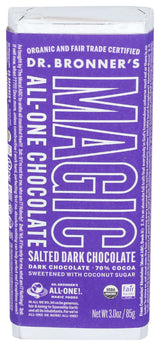 Dr Bronners, Dr Br Chocolate Salted Dark, 3 Ounce