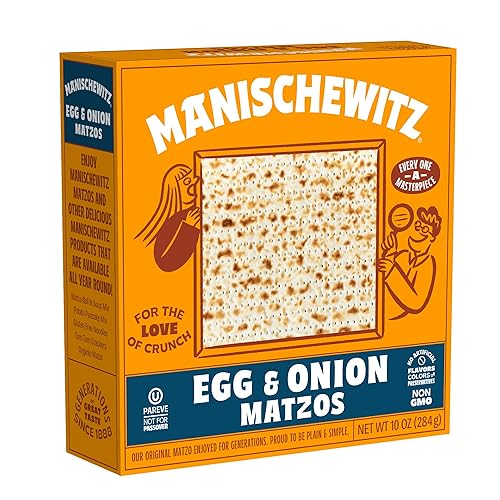 Manischewitz Matzos, Egg & Onion, 10 oz