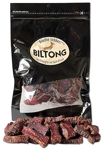 Bledie Lekker® Biltong Chunks One Pound Resealable Bag - 16oz
