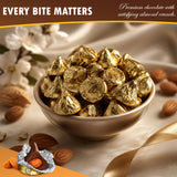 Milk Chocolate Almonds 1 lb., Gold Candy for Parties, Buffets & Gift Bags