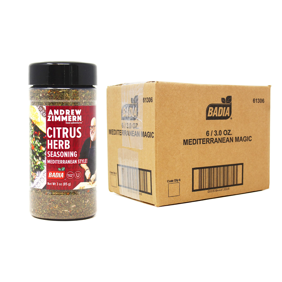 Badia Andrew Zimmern Citrus Herb Seasoning Mediterranean Style, 3 oz (Mediterranean Magic) (Pack of 6)