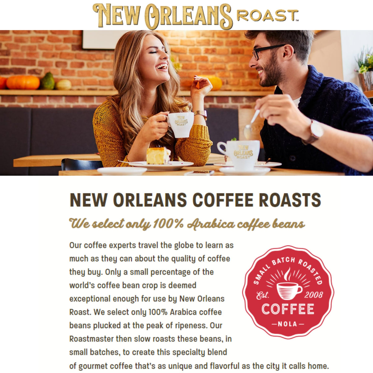 New Orleans Roast - Bride's Cake Ground Coffee 12oz (Pack of 6)