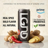 LGND Original Smart Energy Drink | Nootropic + Prebiotic Formula for Focus, Endurance & Gut Health | Clean Energy, Low-Calorie, No Crash | Spicy