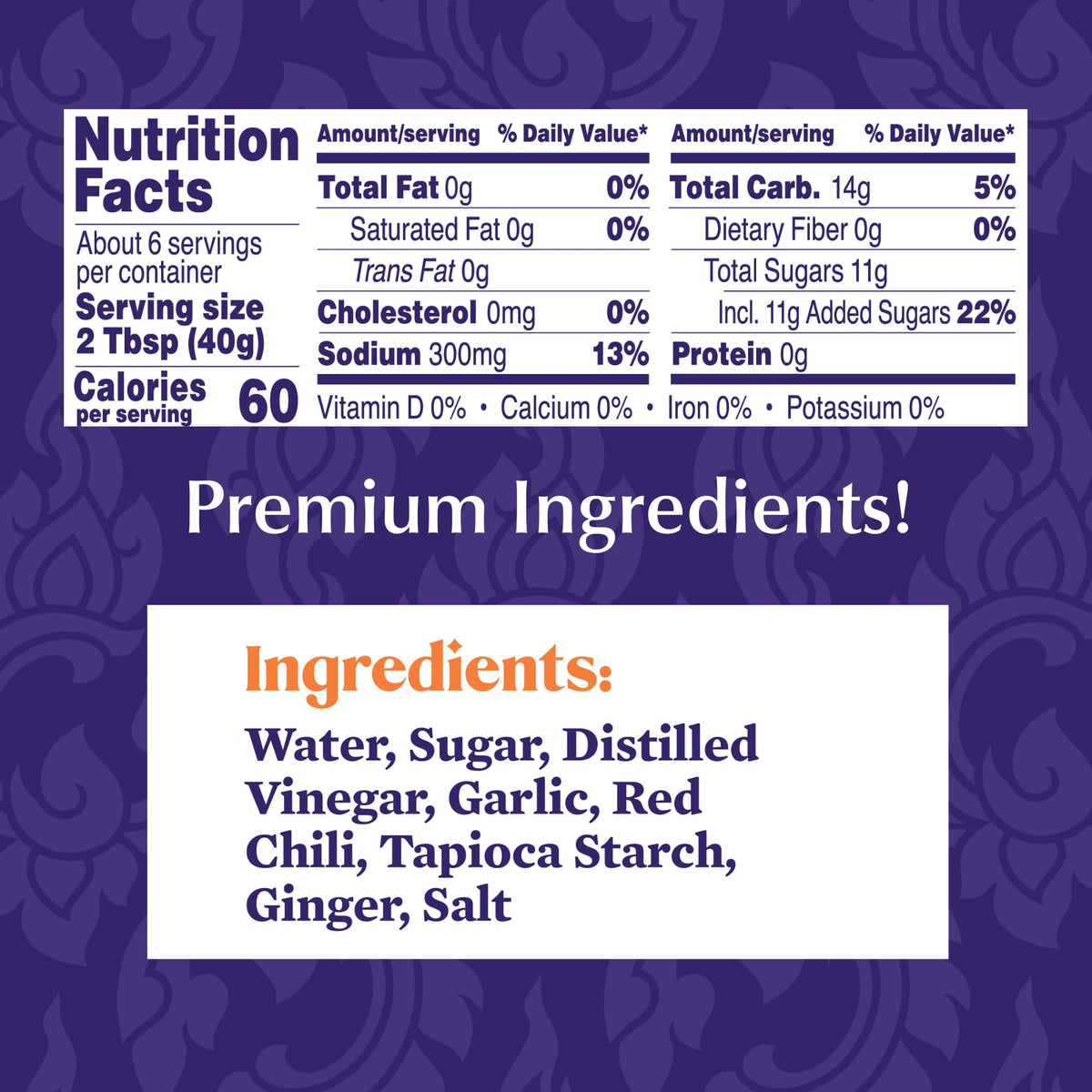 Watcharee's Thai Sweet Chili Ginger Sauce, Gluten Free, Vegan, Authentic Stir Fry, Dressing, Rice Seasoning, Condiment & Dipping Sauce -8.1 oz Bottle