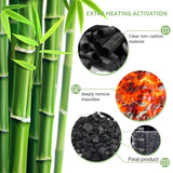 16 Pack Bamboo Charcoal Air Purifying Bag, Activated Charcoal Bags Odor Absorber, Moisture Absorber, Natural Car Air Freshener, Shoe Deodorizer, Odor