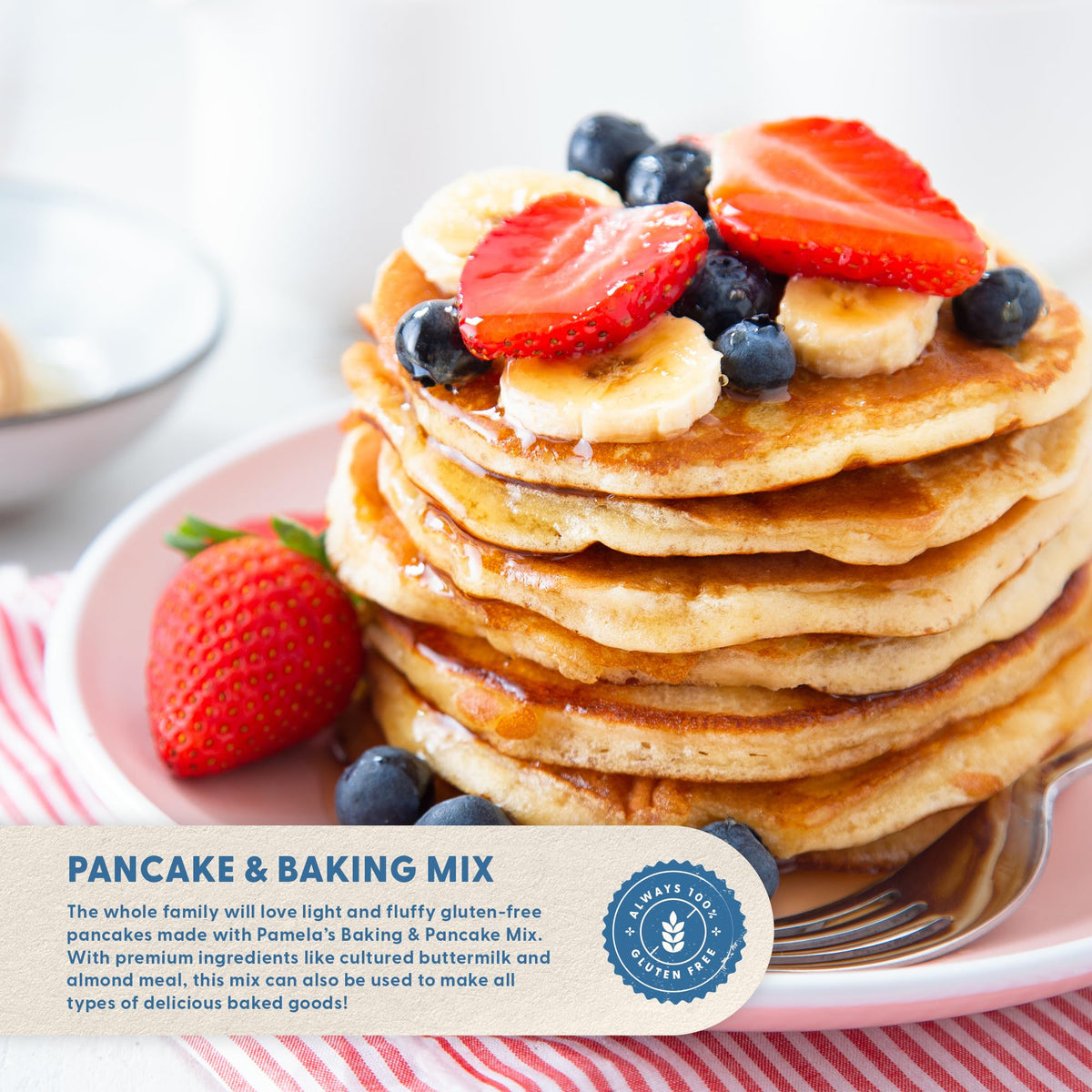 Pamelas Mix Pancake Baking Wf Gf