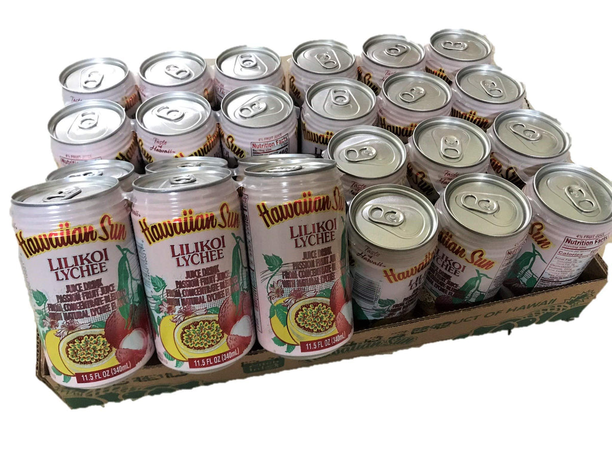 Hawaiian Sun Lilikoi Lychee 11.5 Oz 6pk