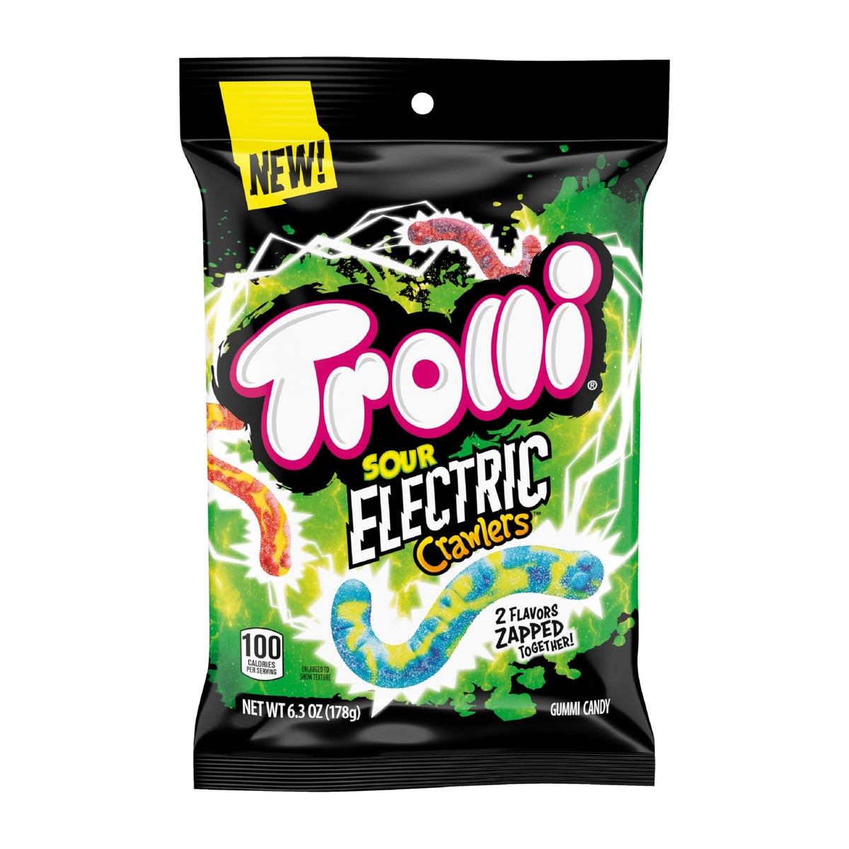 Trolli Electric Crawlers Candy, 6.3 Ounce Bag